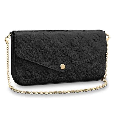 lv black felicie|felicie louis vuitton bag.